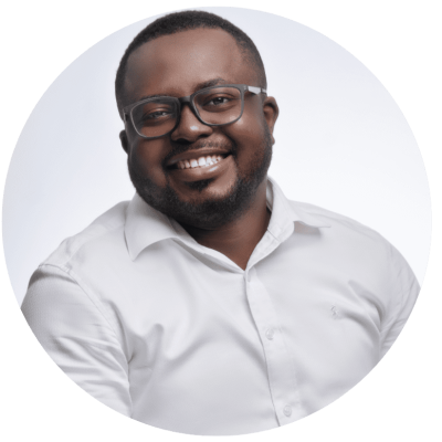 Urbanus Wedaaba Azupogo speaking at a conference